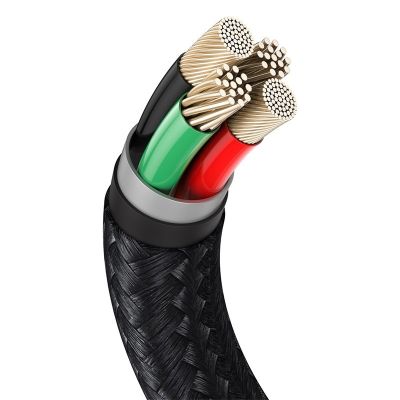 7. BASEUS CAFULE USB-KABEL FÜR LIGHTNING 2,4 A, 1 M (SCHWARZ)