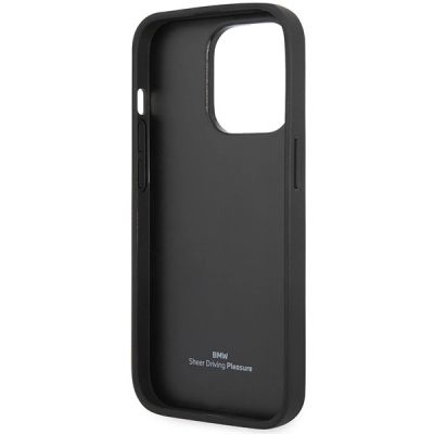 7. Hülle BMW BMHCP14X22RFGR iPhone 14 Pro Max 6.7" Burgund/Bordeaux Leder Rautenmuster