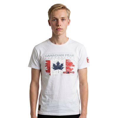 5. Canadian Peak JRUSTYEAK WHITE RM MEN 233 T-Shirt (RBMSZ2063H/CP-BLANC)