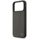 6. Mercedes Leather Large Laurel Leave MagSafe Case für iPhone 17 Pro Max – Schwarz und Grau