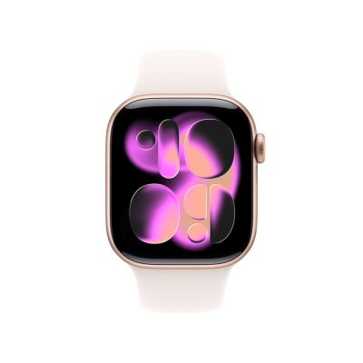 3. Smartwatch Apple Watch 11 GPS 42mm Roségold Alu Sportarmband S/M Pink (MEU04MP-A)