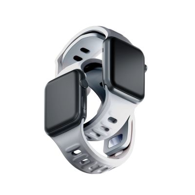 11. 3mk Silikon- Watch für Apple Watch 42 / 44 / 45 / 49 mm – Weiß