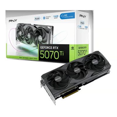 10. Grafikkarte PNY 5070 Ti 16GB OC Triple Fan