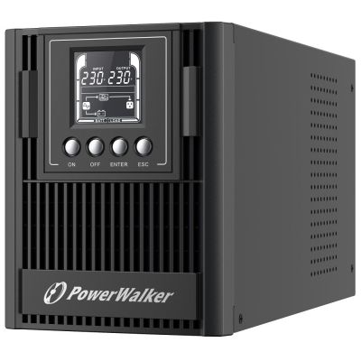 UPS Bluewalker PowerWalker VFI 1000 AT - RS-232, USB - Ausgangsanschlüsse: 3 (10122180)