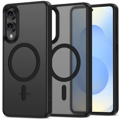 Tech-Protect MagMat MagSafe Case für Samsung Galaxy S25 Edge - Mattschwarz