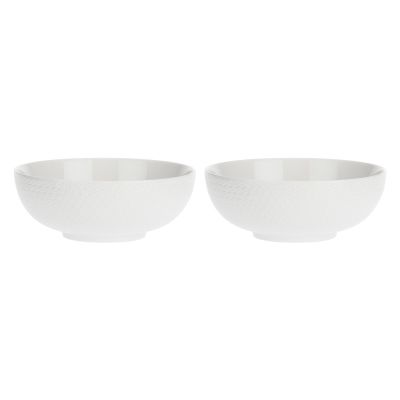 2er-Set Momenti Salatschüsseln – Weiß, 22 cm