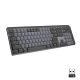 8. Logitech MX Mechanische Tastatur Office RF Wireless + Bluetooth QWERTZ Deutsch Graphit, Grau