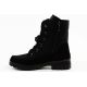 3. Progress Damen-Winterstiefel, schwarze gefütterte Schneestiefel mit Lammfell