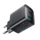 4. Acefast A106 GaN PD 45W USB-C USB-A Wandladegerät - Schwarz