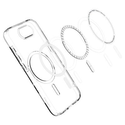 6. Spigen Liquid Crystal Mag MagSafe Hülle für iPhone 16e / 17e – Transparent
