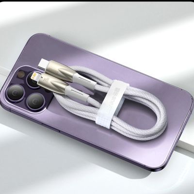 18. Baseus Glimmer Series Schnellladekabel USB-A auf USB-C 100 W 480 Mbit/s 1 m Schwarz
