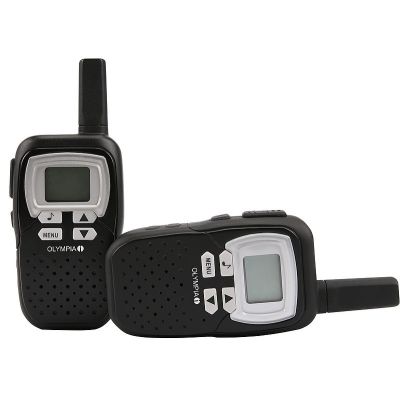 Olympia PMR 1208 Walkie-Talkie, 8 Kanäle, 446 MHz, Schwarz