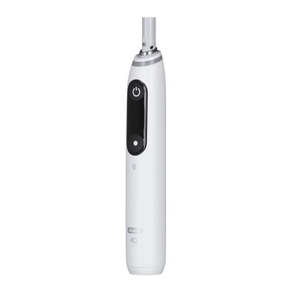 23. Oral-B iO Series 8N Zahnbürste aus weißem Alabaster