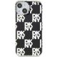 3. DKNY IML Checkered Mono Pattern Hülle für iPhone 15 Plus / 14 Plus – Schwarz
