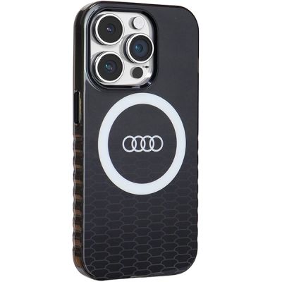 6. Audi IML Big Logo MagSafe Hülle für iPhone 14 Pro – schwarz