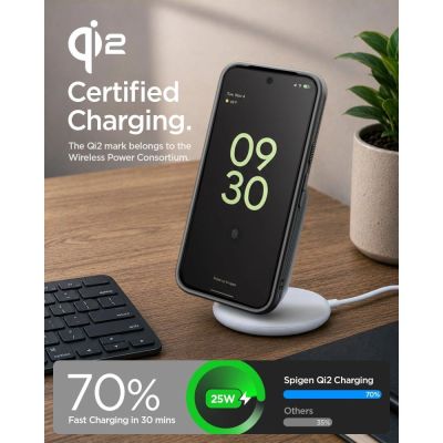 9. Spigen Liquid Air Mag MagSafe Hülle für Google Pixel 11 Pro XL – Mattschwarz