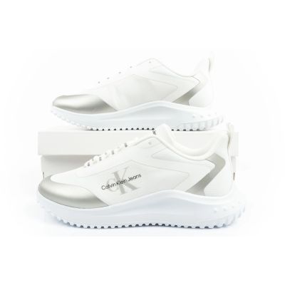 19. Calvin Klein Eva Runner Damenschuhe Sport Sneakers weiß modisch