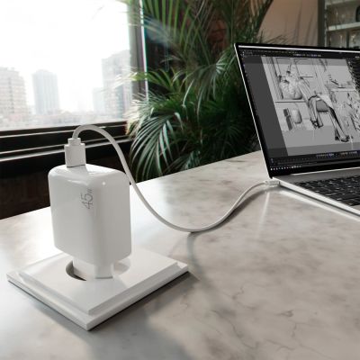 8. Puro PROLITE 45W USB-C Wandladegerät - Weiß