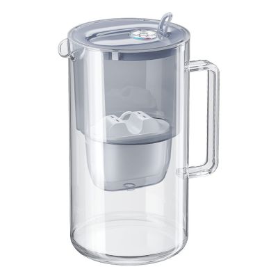 2. Wasserfilterkanne MF+ MG (Grau), Glas