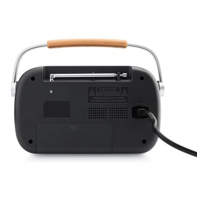 7. JVC Tragbares Radio RA-E215G Grau