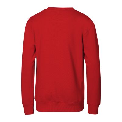 4. Kinder-Sweatshirt mit Rundhalsausschnitt (Rot)
