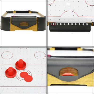 11. Tisch-Airhockeyspiel 51x31x10cm Holz Enero