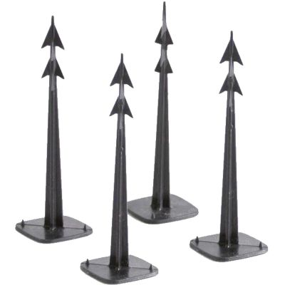 21. Stifte, Köpfe, Hefte für Agrotextil-Harpunen, Höhe 12,5 cm, 50 Stück