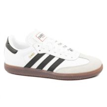 Adidas Sportschuhe, Sneaker Samba, modisches Leder, weiß