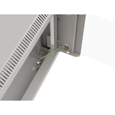 29. Lanberg 19" 6U 540x350 graue Glastür Wand-Rack-Schrank (Flat Pack)