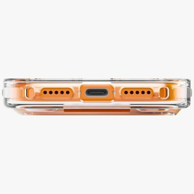 3. UNIQ Heldro Air Hülle für iPhone 17 Pro mit Magclick-Ladefunktion – Orange