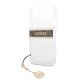 6. Guess GUHCP13SKB4GBR iPhone 13 mini 5.4" Transparente Hardcase 4G Brown Strap Charm