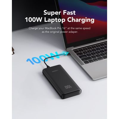 4. VEGER T100 Powerbank Lithium-Ionen (Li-Ion) 20000 mAh Schwarz