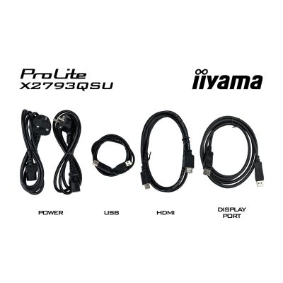 16. iiyama ProLite X2793QSU-B1 Computermonitor 68,6 cm (27") 2560 x 1440 px Quad HD LED Schwarz