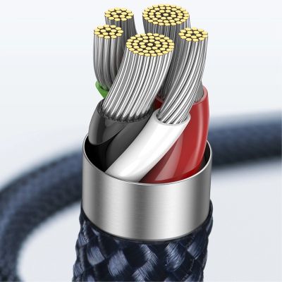 19. Baseus CATS000003 Lightning – USB-C-Kabel 20 W 480 Mbit/s 1 m – blau