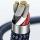 19. Baseus CATS000003 Lightning – USB-C-Kabel 20 W 480 Mbit/s 1 m – blau
