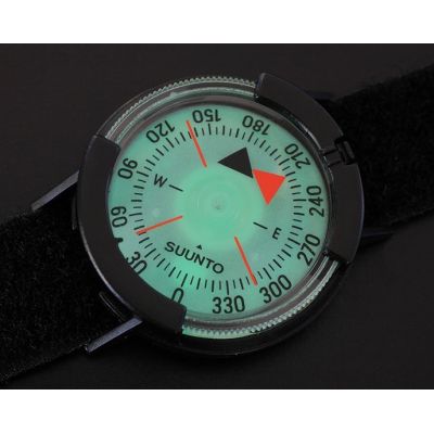 3. Suunto M-9 Magnetischer Navigationskompass, Schwarz, Weiß