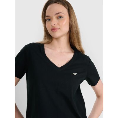 4. Oversize-T-Shirt für Damen, schlicht, Größe 4F 4FRSS25TTSHF2778-20S