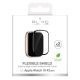 2. Puro Flexible Shield Schutzfolie mit Applikator für Apple Watch 10/11 42 mm – Schwarz