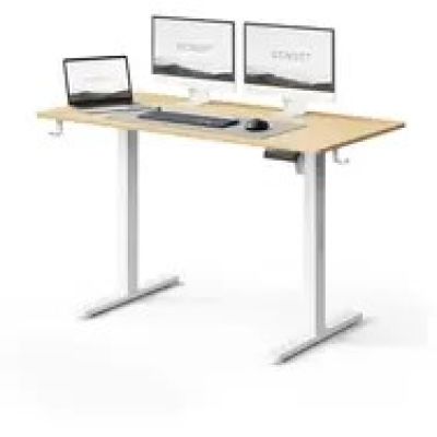 SENSE7 NOJO LIGHT Arbeitstisch aus Kiefernholz / elektrisch höhenverstellbar / 120 x 60 cm / Tragkraft 70 kg