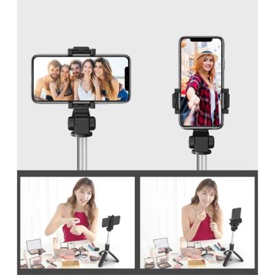 7. Tech-Protect L02S Bluetooth-Selfie-Stick mit Stativ bis 72 cm – Schwarz