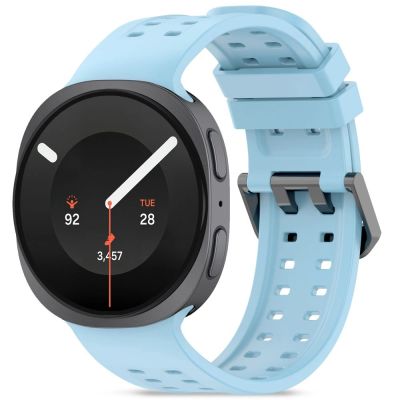Tech-Protect Silikon-Air-Armband für Samsung Galaxy Watch 40/44/46 mm – Blau