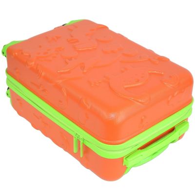 8. PROWORLD KINDER-REISEKOFFER 18 ZOLL - ORANGE (DINO)