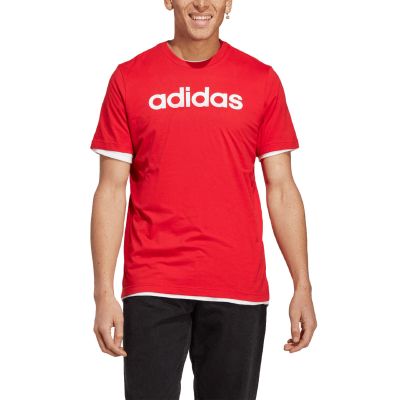 17. adidas Essentials Single Jersey Lineares gesticktes Logo M IC9278