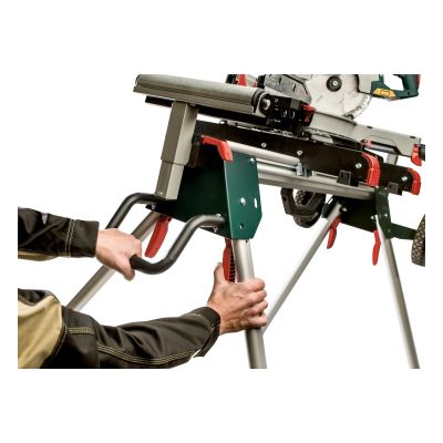 3. Metabo 629006000 Holzsägenständer Grün, Edelstahl 4 x Beine