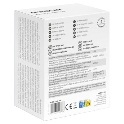 6. SAVIO 4K WEBCAM CAK-06