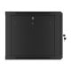 8. LANBERG Wandregalschrank 19" 9HE 600x600 Metalltür Schwarz (Bausatz) WF01-6609-00B