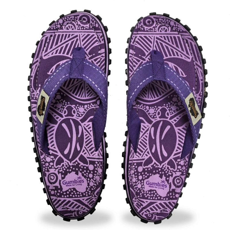 2. Gumbies Islander Flip-Flops Unisex Lila Signature Flip-Flops GU-FFISL151