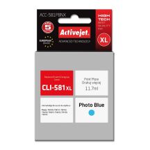 Activejet ACC-581PBNX Tinte (Ersatz für Canon CLI-581PB XL Drucker; Supreme; 11,70 ml; Fotoblau)