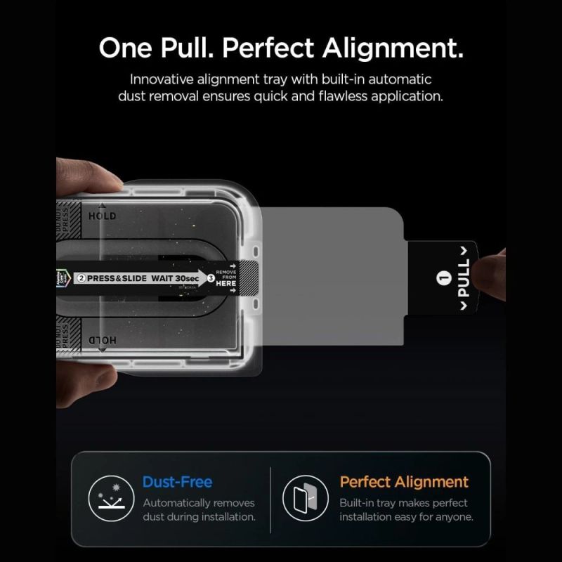 6. Spigen Glas.tR EZ Fit Pro HD AC 2er-Pack Sichtschutz-Schutzglas für iPhone Duo