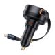 Baseus Enjoyment Pro USB-C (Buchse) / Lightning (Stecker) 60W Kfz-Ladegerät – Schwarz